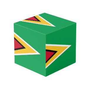 Guyana vlag kubus