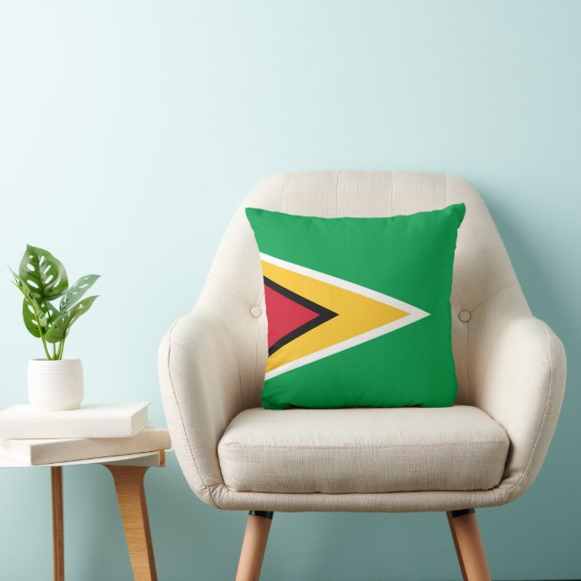 Guyana vlag kussen (Stoel)