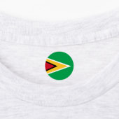 Guyana vlag labels (Aangebracht)