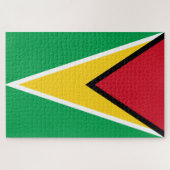 Guyana vlag legpuzzel (Horizontaal)