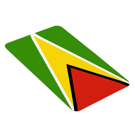 Guyana vlag magneet (Rechterzijde)