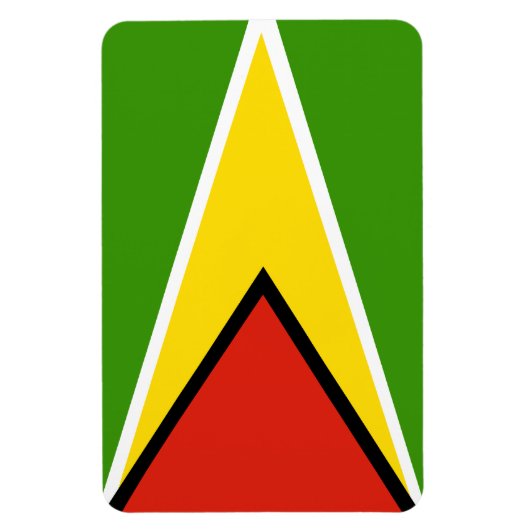 Guyana vlag magneet (Verticaal)