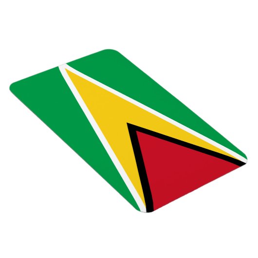 Guyana vlag magneet (Rechterzijde)