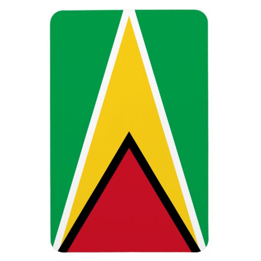 Guyana vlag magneet (Verticaal)