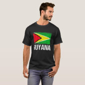 Guyana Vlag Mannen Vrouwen Kind Patriottisch T-shirt (Voorkant volledig)