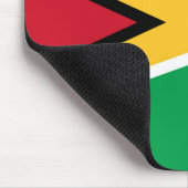 Guyana vlag muismat (Hoek)