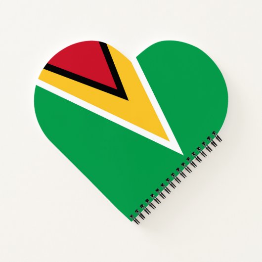 Guyana vlag notitieboek (Achterkant)