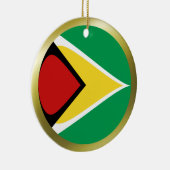 Guyana Vlag Ornament (Rechts)