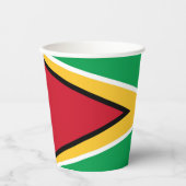 Guyana vlag papieren bekers (Voorkant)