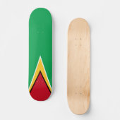 Guyana vlag persoonlijk skateboard (Voorkant)