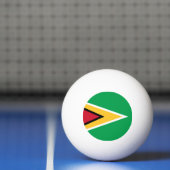 Guyana vlag pingpongbal (Net)