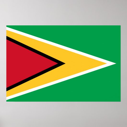 Guyana vlag poster (Voorkant)