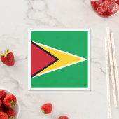 Guyana vlag servet (Insitu)