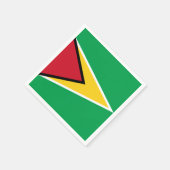 Guyana vlag servet (Hoek)