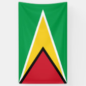 Guyana vlag spandoek (Verticaal)