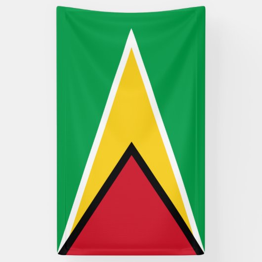 Guyana vlag spandoek (Verticaal)