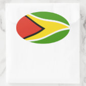 Guyana Vlag Sticker (Tas)