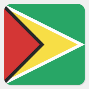 Guyana Vlag Sticker