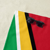 Guyana vlag strandlaken (In situ)