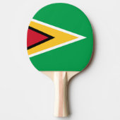 Guyana vlag tafeltennisbatje (Voorkant)