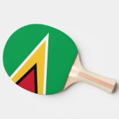 Guyana vlag tafeltennisbatje (Zijkant)