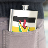 Guyana Vlag Victory Sign Patriotic Flacon (Voorbeeld)