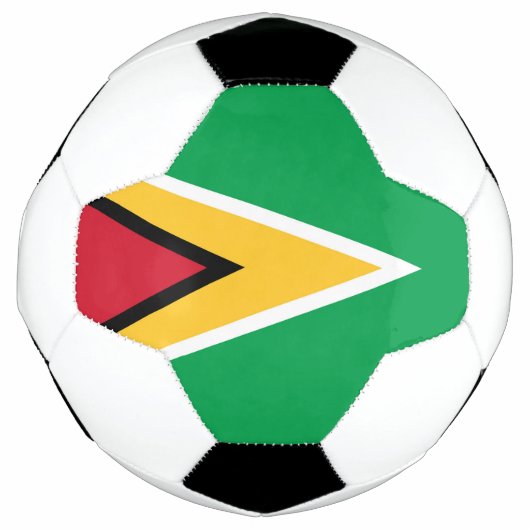 Guyana vlag voetbal (Voorkant)