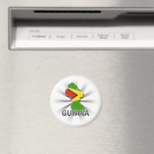 Guyana Vlaggenkaart 2.0 Magneet (Insitu (Vaatwasser))
