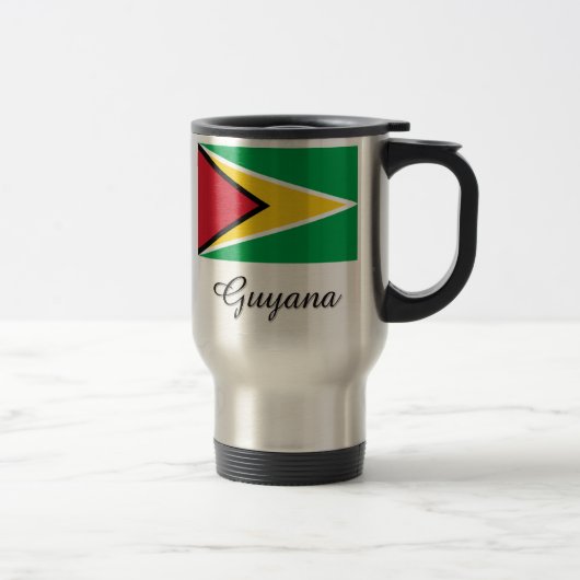 Guyana-vlaggenontwerp Reisbeker (Rechts)