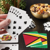 Guyana-vlagspelen, speelkaarten voor Guyana (Insitu)