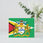Guyana wapen briefkaart (Staand voorkant)