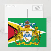 Guyana wapen briefkaart (Voorkant / Achterkant)