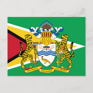 Guyana wapen briefkaart