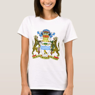 Guyana wapen t-shirt