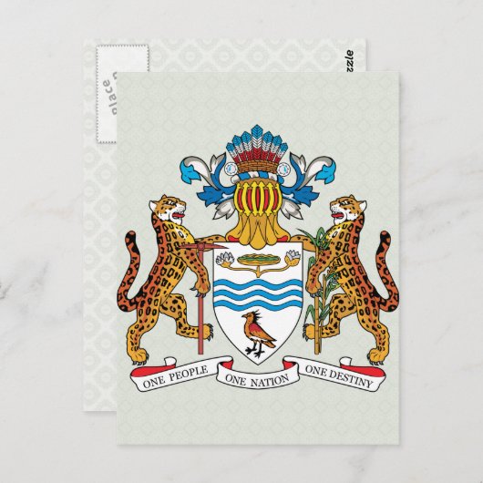 Guyana wapenstilstand briefkaart (Voorkant / Achterkant)