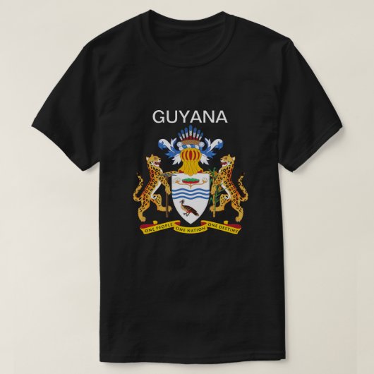Guyana wapenstilstand t-shirt (Design voorkant)