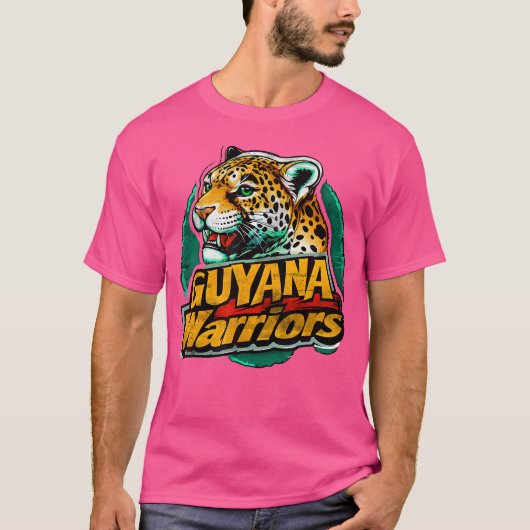 Guyana Warriors kijken cricket T-shirt (Voorkant)