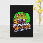 Guyana Warriors Patriotic Cricket  Kaart (Gele Bloem)