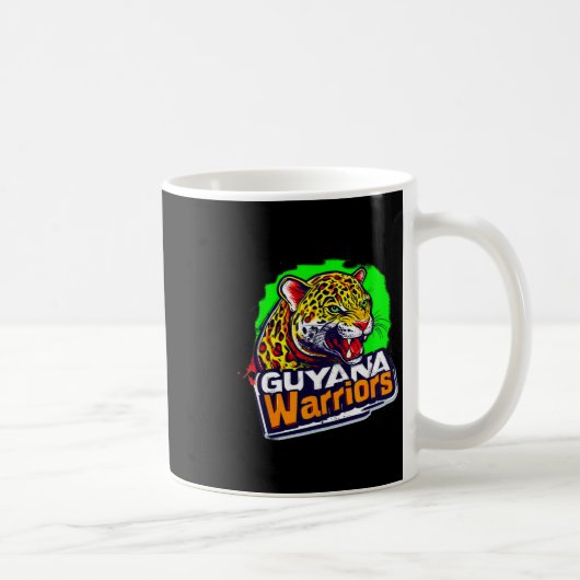 Guyana Warriors Patriottisch Cricket Koffiemok (Rechts)