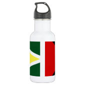Guyana Waterfles (Achterkant)