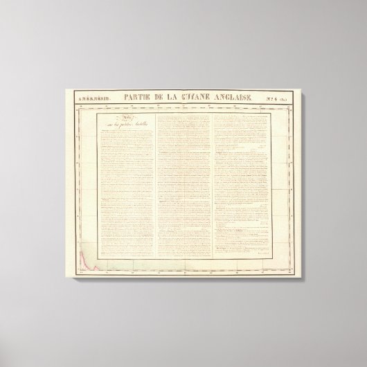 Guyana, West Indies Canvas Afdruk (Voorkant)