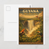 GUYANA – Where Nature Roars Briefkaart (Voorkant / Achterkant)