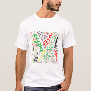 Guyana Word Cloud T-shirt