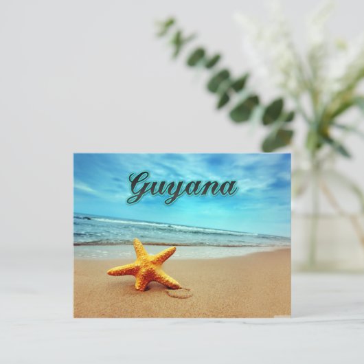 Guyana-zeester Briefkaart (Staand voorkant)