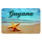 Guyana-zeester Magneet (Horizontaal)