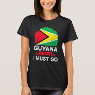 Guyana zegt dat ik de Guyanese erfgoedwortel moet T-shirt