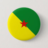 Guyane Fisheye Flag Button (Voorkant)