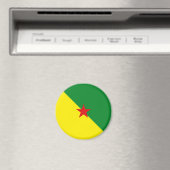 Guyane Fisheye Flag Magnet (Insitu (Vaatwasser))