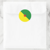 Guyane Fisheye Flag Sticker (Tas)