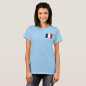 Guyane Flag en Map Dk T-Shirt (Voorkant volledig)